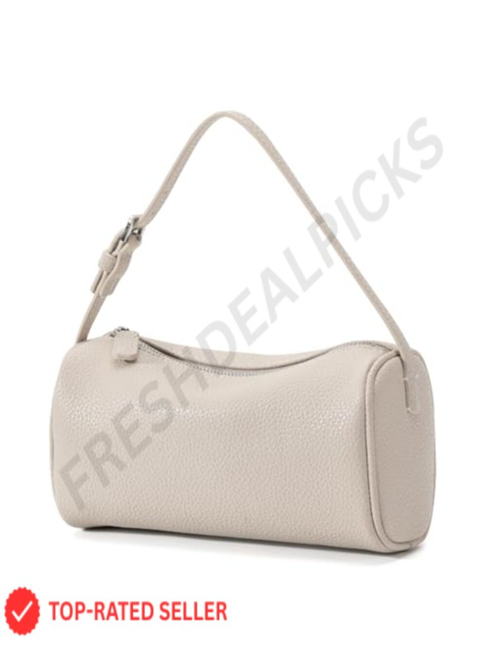 PU Leather Crossbody Purse Women Trendy Small Barrel Hobo Shoulder Handbag